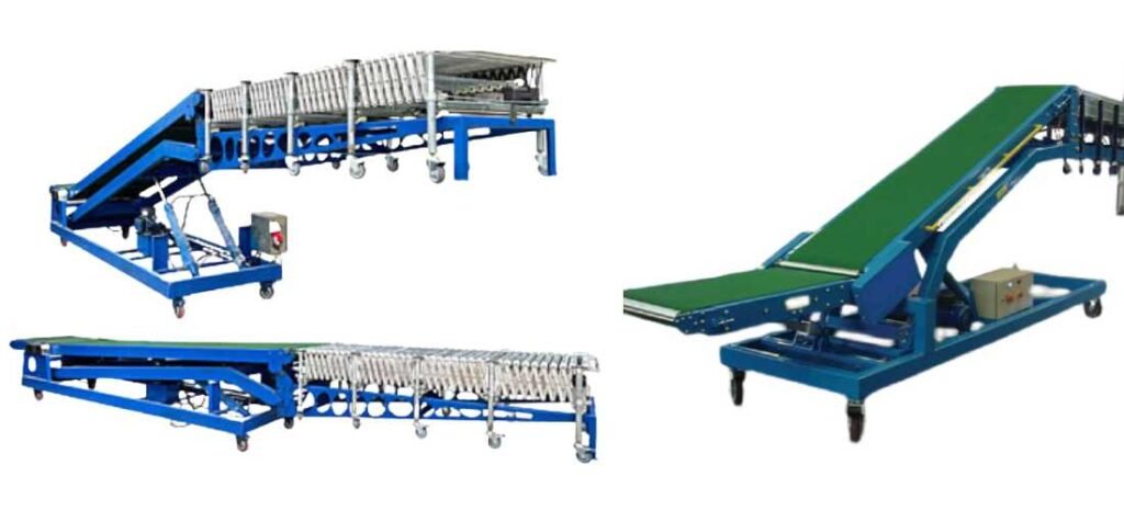 Truck loading conveyor system
